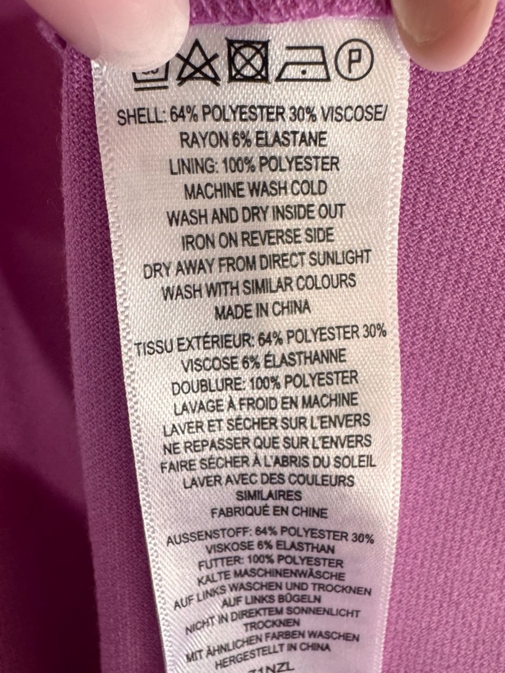 French Connection Party Mini Fit & Flare Dress, Lavender, Size 8 - Picture 7 of 11